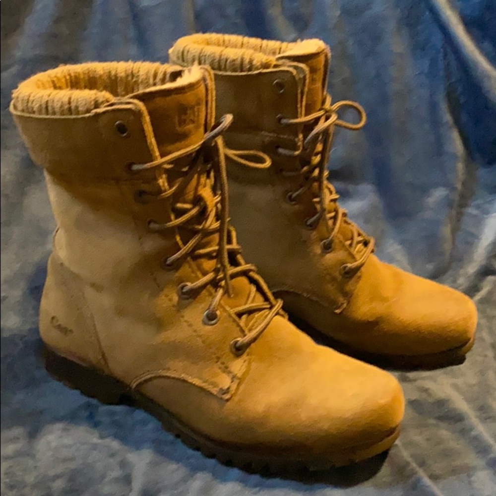 WARN ONCE! Cat brand work boots